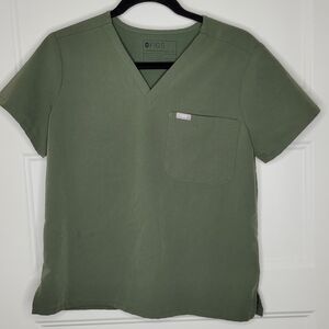 Figs Set Women's Catarina One-Pocket Scrub Top and Bottoms Size S